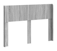 vidaXL Tête de lit Sonoma Gris PB, Chambre, Tête de lit Moderne en Bois aggloméré, Style à Lattes, Décor Tendance, Élément Pratique pour Un Espace Contemporain