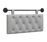 vidaXL Tête de lit Suspendue Gris Nuage 100 x 55 x 7 cm Tissu, Chambre à Coucher, tête de lit en Tissu, Design Moderne à Monter au Mur, Dossier Doux et Confortable, Gain de Place