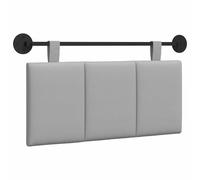 vidaXL Tête de lit Suspendue Gris Nuage Tissu