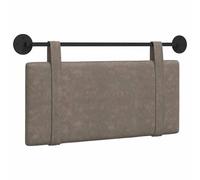 vidaXL Tête de lit Suspendue Uni Gris 90 x 55 x 5 cm PU Antique, Tête de Lit Murale Moderne, Accent de Chambre Stylé, Support de Lit Confortable, Mobilier Décoratif, Élément de Design Unique