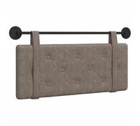 vidaXL Tête de lit suspendue Montage mural Gris 100 cm PU antique, Tête de lit rectangulaire murale moderne, dos de lit en mousse minimaliste, déco intérieure élégante pour ta chambre, ajout parfait p