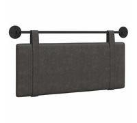 vidaXL Tête de lit Suspendue Noir PU Antique, Tête de lit Murale Moderne, en Mousse PU, déco stylée, Soutien Confortable, Accent Contemporain