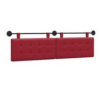 vidaXL Tête de lit Suspendue Simili Cuir, Tête de lit Moderne, Fixation Murale Chic, Design Flexible, PVC déco intérieure, Gain de Place, Confort Minimal