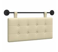 vidaXL Tête de lit Suspendue Simili Cuir, Tête de lit Moderne, Fixation Murale Chic, Design Flexible, PVC déco intérieure, Gain de Place, Confort Minimal