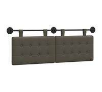 vidaXL Tête de lit Suspendue Simili Cuir, Tête de lit Moderne, Fixation Murale Chic, Design Flexible, PVC déco intérieure, Gain de Place, Confort Minimal