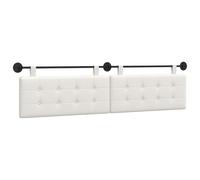 vidaXL Tête de lit Suspendue Simili Cuir, Tête de lit Murale Moderne, Dossier Flexible, déco Tendance, Gain de Place, Lignes épurées