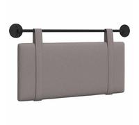 vidaXL Tête de lit Suspendue Taupe Tissu, Déco Chambre stylée, tête de lit Murale Moderne, Tissu Chic, sanctuaire du Sommeil, optimise l'espace Compact