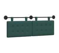 vidaXL Tête de lit Suspendue Tissu, Tête de lit Moderne rectangulaire, Design Mural, déco de Chambre Personnalisable, Meubles Gain de Place