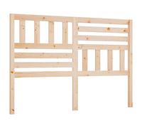 vidaXL Tête de Lit Tête de Lit Adulte Tête de Lit Double sur Pied Chambre à Coucher Maison Intérieur 141x4x100 cm Bois Massif de Pin