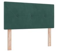 vidaXL Tête de lit Vert foncé 90 cm Velours, Décor Moderne Chambre, tête de lit en Velours stylée, Design Minimaliste, Panneau rembourré résistant