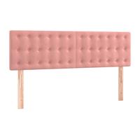 Tête de Lit Noir 100x5x118/128 cm Velours Meubles de Chambre vidaXL