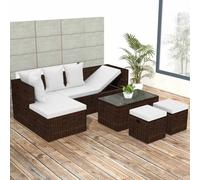 vidaXL Têtes de lit 4 pcs Taupe 100x5x78/88 cm Tissu