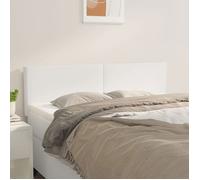 vidaXL Têtes de lit 2 pièces Similicuir Blanc 72x5x78/88 cm Lit simple