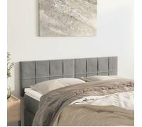 vidaXL Têtes de lit 2 pièces Similicuir Blanc 72x5x78/88 cm Lit simple