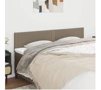 vidaXL Têtes de lit 345968 Taupe en tissu 180x5x78/88 cm