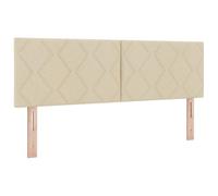 Têtière Vidaxl Design Bloc Diamant Crème 144 Cm Tissu, Têtière Vidaxl Design Bloc Diamant Crème 140 Cm Tissu