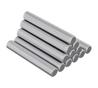 vidaXL Tige filetée 12 pcs Argenté 8 x 55 mm Acier, Autre, cylindrique, solutions industrielles : fabrication de précision, contrôle qualité et processus économiques pour l'efficacité