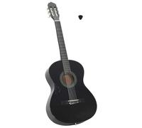vidaXL Tilleul Guitare Classique pour Débutants Instrument d'Apprentissage de Musique Musical Musicien Amateur Enfants Noir 4/4 39"