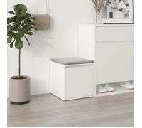 vidaXL Tiroir boîte Bois d'ingénierie 40,5x40x40 cm Gris béton