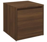 vidaXL Tiroir boîte Chêne marron 40,5x40x40 cm Bois d'ingénierie