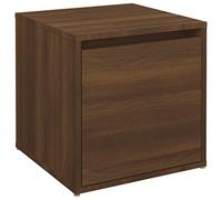 vidaXL Tiroir Boîte Coffre à Outils Coffre de Rangement Organisateur Stockage Boîte de Couloir Chêne Marron 40,5x40x40 cm Bois d'Ingénierie