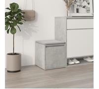 VidaXL Tiroir boîte Gris béton 40,5x40x40 cm Bois d'ingénierie 808778