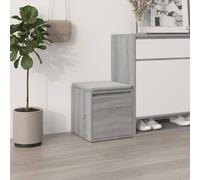VidaXL Tiroir Boîte Gris Béton 40,5x40x40 cm Bois d'Ingénierie Coffre à Outils v