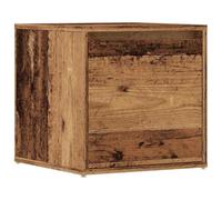 VidaXL Tiroir boîte vieux bois 40,5x40x40 cm bois d'ingénierie, boîte à outils, rangement d'outils, organisateur, coffre à outils, coffre de rangement