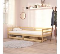 vidaXL Tiroirs de lit 2 pcs Bois de pin massif 806970