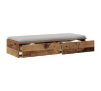 vidaXL Tiroirs de lit avec tiroir Bois Ancien 90 x 36,5 x 16,5 cm