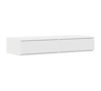 vidaXL Tiroirs de lit Blanc 100x36,5x16,5 cm en Bois reconstitué