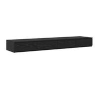 vidaXL Tiroirs de lit Noir 135x36,5x16,5 cm en Bois d'ingénierie