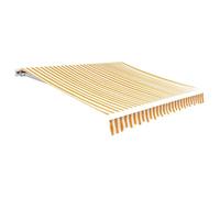 Vidaxl Tissu D'auvent Jaune Tournesol/Blanc 6 X 3 M (Cadre Non Inclus) Jaune