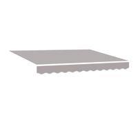 Vidaxl Tissu De Remplacement D'auvent Pour Cadre De 3.5x2.5 M Gris Clair