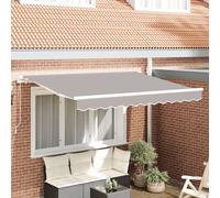 Vidaxl Tissu De Remplacement D'auvent Pour Cadre De 3.5x2.5 M Gris Clair