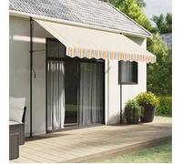 vidaXL Tissu de remplacement de cantonnière d’auvent multicolore 280x20 cm 367804