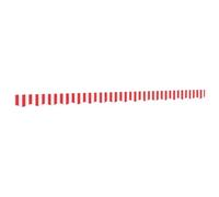 vidaXL Tissu de Remplacement de cantonnière d’auvent Rouge Blanc 400 cm