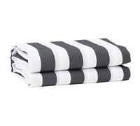 Vidaxl Tissu De Remplacement De Store Anthracite Et Blanc 3 X 2 M Blanc