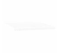 vidaXL Toile de Rechange pour auvent Blanc 480 x 345 cm Polyester, Ombre de Balcon, auvent rectangulaire Tendance, Tissu résistant aux UV, abri imperméable pour protéger Dehors