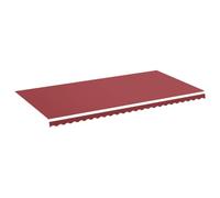 vidaXL Tissu de Remplacement pour auvent Bordeaux Rouge 580x295 cm Polyester