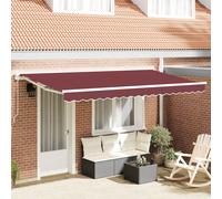 Vidaxl Tissu De Remplacement Pour Auvent , Cadre 4x2 M, Bourgogne