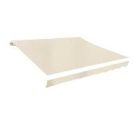 vidaXL Store banne en toile 6 x 3 m blanc crème (cadre non inclus)