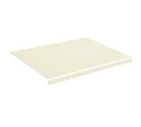 Vidaxl Tissu De Remplacement Pour Auvent Crème 4,5x3,5 M