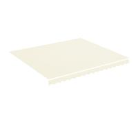 Vidaxl Tissu De Remplacement Pour Auvent Crème 4x3,5 M