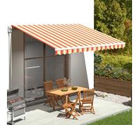 vidaXL Tissu de Remplacement pour Auvent Toile d'Auvent Tissu de Rechange pour Store Banne de Jardin Patio Terrasse 312019
