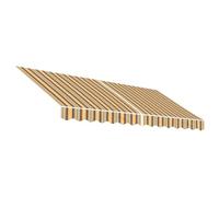 vidaXL Tissu de Remplacement pour auvent Multicolore 350x250 cm Polyester