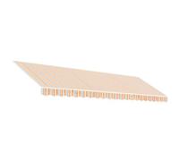 vidaXL Tissu de Remplacement pour auvent Orange et Bleu 5x3 m Polyester