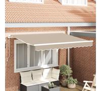 Vidaxl Tissu De Remplacement Pour Auvent Pour Cadre De 3,5x2,5 M Beige