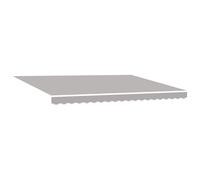 vidaXL Tissu de Remplacement pour auvent pour Cadre de 4,5x3 m Gris Clair