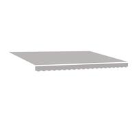 vidaXL Tissu de Remplacement pour auvent pour Cadre de 4,5x3 m Gris Clair